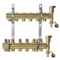 DANFOSS, Коллекторная группа FHF-6 set с клапанными вставками, 6 контуров - купить в Тамбове